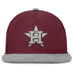 Houston Astros Fanatics Front Office Snapback Hat - Wine - Fanatics Lifestyle