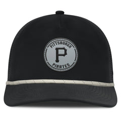 Pittsburgh Pirates Fanatics Signature A-Frame Adjustable Hat - Black - Fanatics Lifestyle