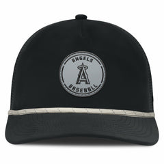 Los Angeles Angels Fanatics Front Office Performance A-Frame Adjustable Hat - Black - Fanatics Lifestyle