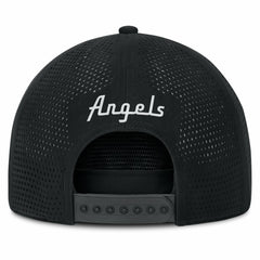 Los Angeles Angels Fanatics Front Office Performance A-Frame Adjustable Hat - Black - Fanatics Lifestyle