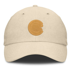Chicago Cubs Fanatics Front Office Leather Patch Adjustable Hat - Cream - Fanatics Discount