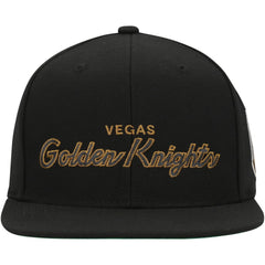 Vegas Golden Knights Mitchell & Ness Core Team Script 2.0 Snapback Hat - Black - NHL 201212977