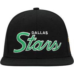 Dallas Stars Mitchell & Ness Core Team Script 2.0 Snapback Hat - Black - NHL 201212987