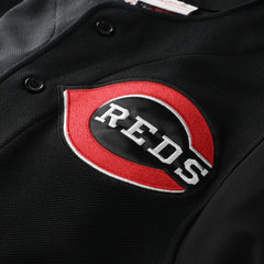 Ken Griffey Jr. Cincinnati Reds Mitchell & Ness Cooperstown Collection Authentic Mesh Batting Practice Jersey - Black - Mitchell & Ness Online