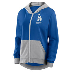 Los Angeles Dodgers Fanatics Women's Hit It French Terry Full-Zip Hoodie - Royal - Fanatics on Sale
