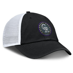 Colorado Rockies Fanatics Averies Adjustable Hat - Black/White - Fanatics Online