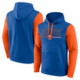 New York Islanders Logo Athletic Deliver Fleece Pullover Hoodie - Royal - NHL 201230193