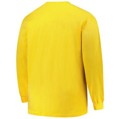 Pittsburgh Pirates Profile Big & Tall Two-Hit Long Sleeve T-Shirt - Gold - MLB Discount