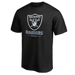 Las Vegas Raiders Team Lockup T-Shirt Black