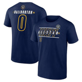 Tyrese Haliburton 2024 NBA All-Star Game Rebound Battle Name & Number T-Shirt Navy | Fanatics Lifestyle