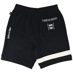 Brooklyn Nets NBA x Two Hype Unisex Culture & Hoops Premium Classic Fleece Shorts - Black