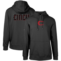 Cincinnati Reds Levelwear City Connect Podium Core 2.0 Pullover Hoodie - Black - MLB Sale