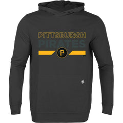 Pittsburgh Pirates Levelwear City Connect Relay No Hitter Pullover Hoodie - Black - MLB on Sale