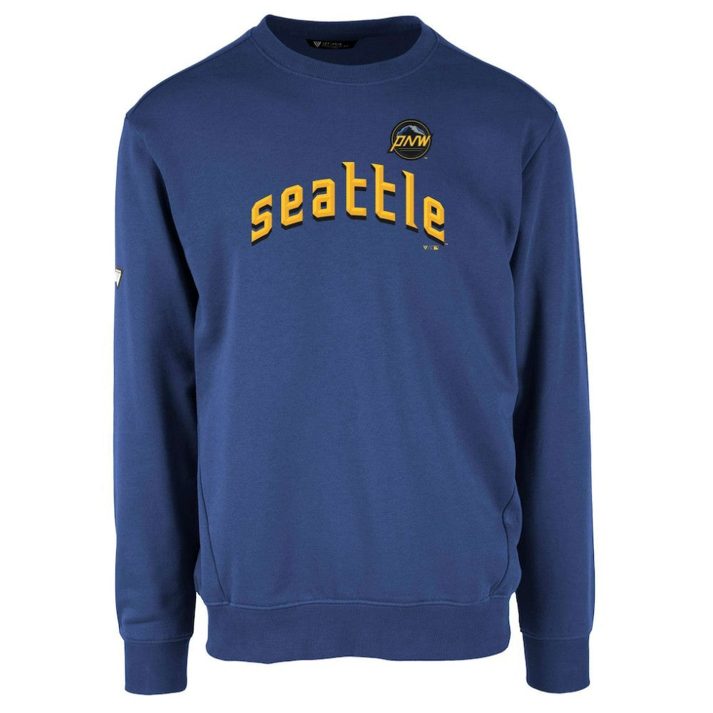 Seattle Mariners Levelwear City Connect Zane Core Logo Pullover Sweatshirt - Royal - MLB Online