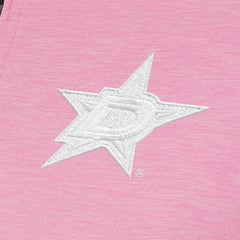 Dallas Stars Antigua Women's White Logo Mentor Quarter-Zip Jacket - Pink - NHL 201249306