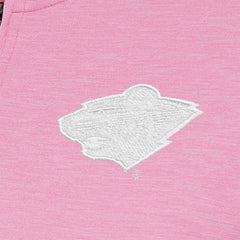 Minnesota Wild Antigua Women's White Logo Mentor Quarter-Zip Jacket - Pink - NHL 201249330
