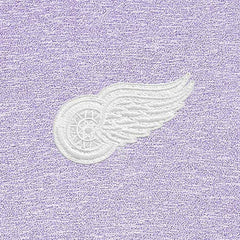 Detroit Red Wings Antigua White Logo Hunk Quarter-Zip Pullover - Lavender - NHL 201249472