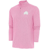 Colorado Avalanche Antigua White Logo Hunk Quarter-Zip Pullover - Pink - NHL 201249512