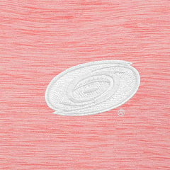 Carolina Hurricanes Antigua White Logo Bright Quarter-Zip Pullover - Coral - NHL 201249643