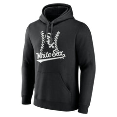 Chicago White Sox Personalized Name & Number Fastball Pullover Hoodie - Black - MLB on Sale