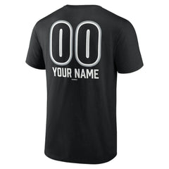 Chicago White Sox Personalized Name & Number Fastball T-Shirt - Black - MLB Discount