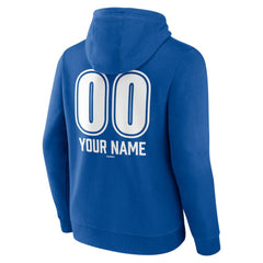 Los Angeles Dodgers Personalized Name & Number Fastball Pullover Hoodie - Royal - MLB Sale
