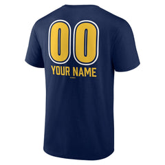 Milwaukee Brewers Personalized Name & Number Fastball T-Shirt - Navy - MLB Lifestyle