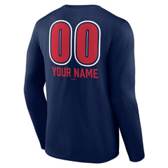 Minnesota Twins Personalized Name & Number Fastball Long Sleeve T-Shirt - Navy - MLB Online