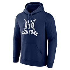 New York Yankees Personalized Name & Number Fastball Pullover Hoodie - Navy - MLB Discount