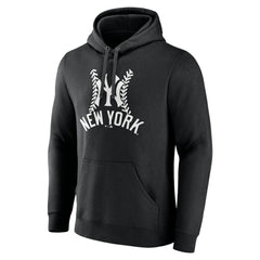 New York Yankees Personalized Name & Number Fastball Pullover Hoodie - Black - MLB Online