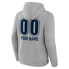 New York Yankees Personalized Name & Number Fastball Pullover Hoodie - Gray - MLB Online