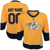 Nashville Predators Youth Home Replica Custom Jersey - Gold - NHL 201253606
