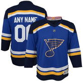 St. Louis Blues Youth Home Replica Custom Jersey - Blue - NHL 201253609