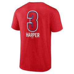 Bryce Harper Philadelphia Phillies Fastball Player Name & Number T-Shirt - Red - MLB Online
