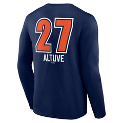 Jose Altuve Houston Astros Fastball Player Name & Number Long Sleeve T-Shirt - Navy - MLB Online