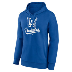 Mookie Betts Los Angeles Dodgers Women's Fastball Player Name & Number Pullover Hoodie - Royal - MLB on Sale