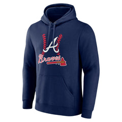 Matt Olson Atlanta Braves Fastball Player Name & Number Pullover Hoodie - Navy - MLB on Sale