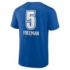 Freddie Freeman Los Angeles Dodgers Fastball Player Name & Number T-Shirt - Royal - MLB Lifestyle