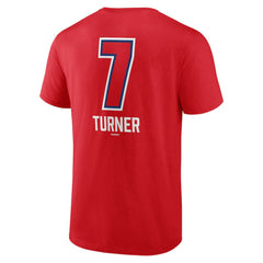 Trea Turner Philadelphia Phillies Fastball Player Name & Number T-Shirt - Red - MLB Discount