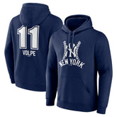 Anthony Volpe New York Yankees Fastball Player Name & Number Pullover Hoodie - Navy - MLB Online