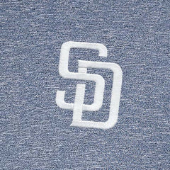 San Diego Padres Antigua Hunk Quarter-Zip Top - Heather Navy - MLB on Sale