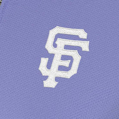 San Francisco Giants Antigua Women's Finish Quarter-Zip Pullover Top - Purple - MLB Sale