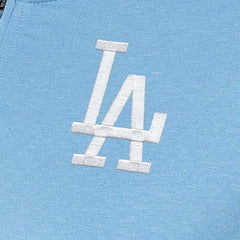 Los Angeles Dodgers Antigua Women's Mentor Quarter-Zip Pullover Top - Light Blue - MLB Discount
