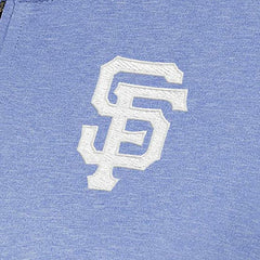 San Francisco Giants Antigua Women's Mentor Quarter-Zip Pullover Top - Lavender - MLB Lifestyle