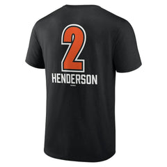 Gunnar Henderson Baltimore Orioles Fastball Player Name & Number T-Shirt - Black - MLB Lifestyle