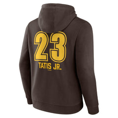 Fernando Tatis Jr. San Diego Padres Fastball Player Name & Number Pullover Hoodie - Brown - MLB Sale