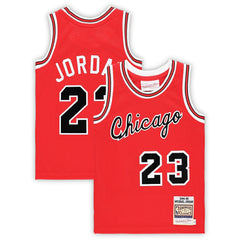 Michael Jordan Chicago Bulls Preschool Hardwood Classics 1984/85 Authentic Swingman Jersey for sale Red | Mitchell & Ness outlet
