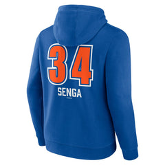 Kodai Senga New York Mets Fastball Player Name & Number Pullover Hoodie - Royal - MLB Lifestyle