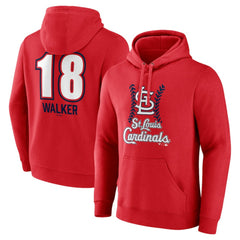 Jordan Walker St. Louis Cardinals Fastball Player Name & Number Pullover Hoodie - Red - MLB on Sale