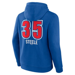 Justin Steele Chicago Cubs Fastball Player Name & Number Pullover Hoodie - Royal - MLB Online